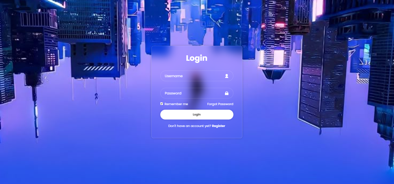 Glassmorphism Login
